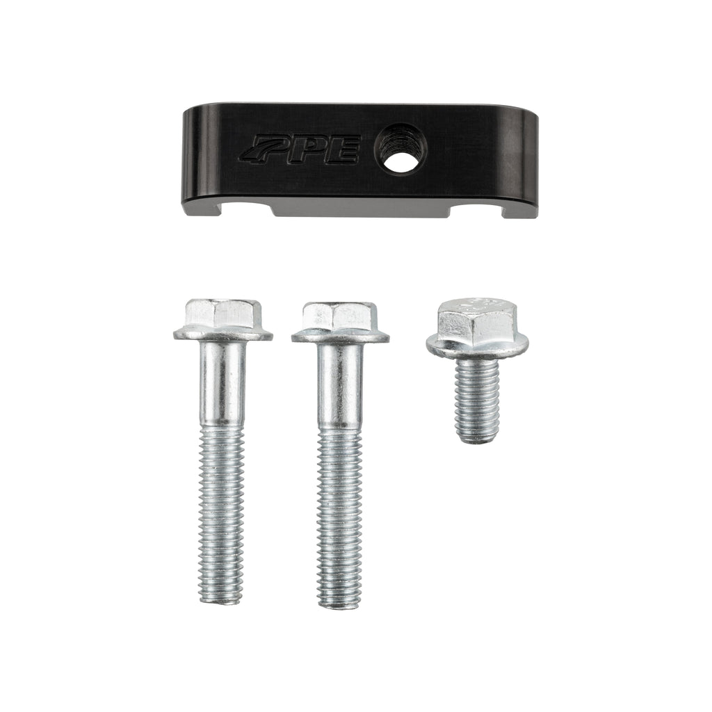 Fuel Filter Mount Spacer Kit - GM 6.6L Duramax 2011-2016 LML - Black