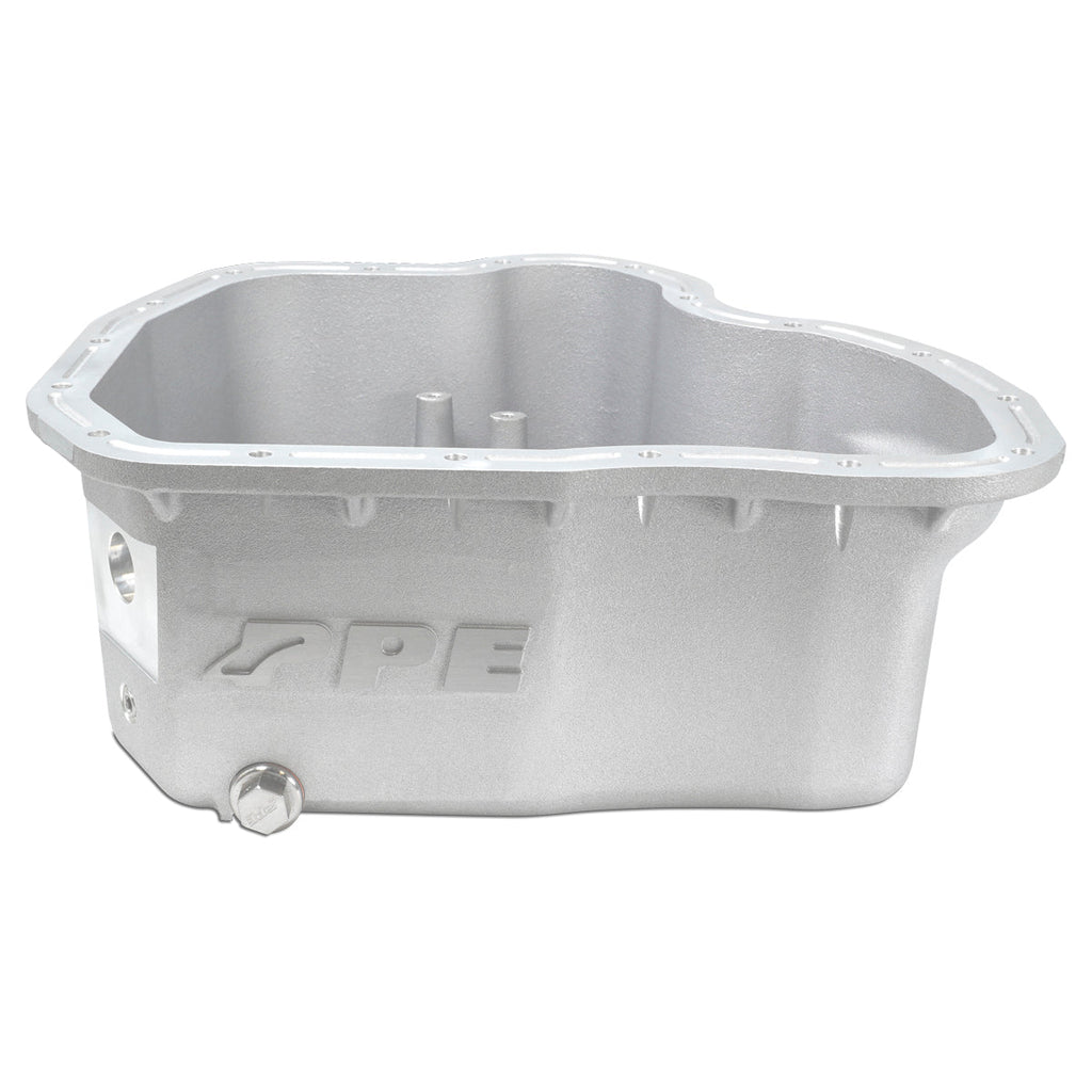 PPE High-Capacity Cast Aluminum Deep Engine Oil Pan - 2001-2010 GM 6.6L Duramax (17 Hole) - Raw