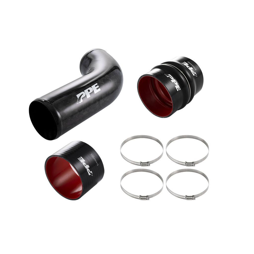 Turbo Inlet Upgrade Kit GM 6.6L Duramax 2017-2019 L5P - Carbon Fiber - Forged