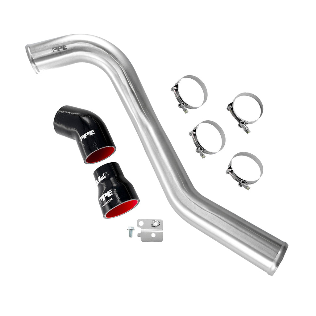 Intercooler Charge Pipe Kit Hot Side - GM 6.6L Duramax 2004.5-2010 - Raw