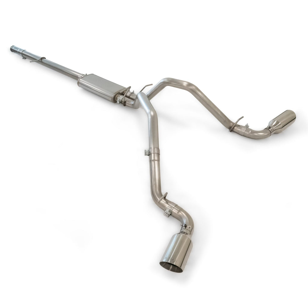 Exhaust System Cat-Back 2.5" w/tips - Raw/Pol - GM 5.3L  2009-2013