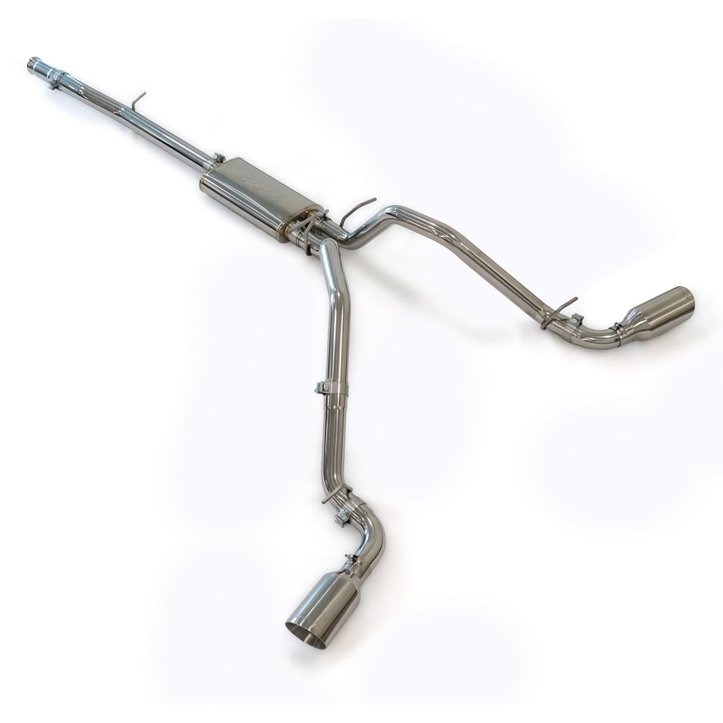 Exhaust System Cat-Back 2.5" w/tips - Pol/Pol - GM 5.3L 2009-2013
