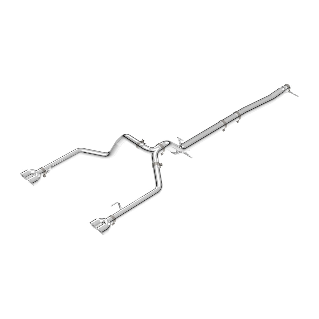 Exh Kit 4" DPF-Back Dual Tip - GM 3.0L Duramax 2023-2025 - Pol/Pol - Requires Cutting