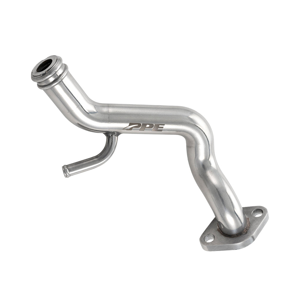 Coolant Bypass Tube - Water Pump to Thermostat Housing GM 6.6L 2001-2005 LB7 LLY - Polished