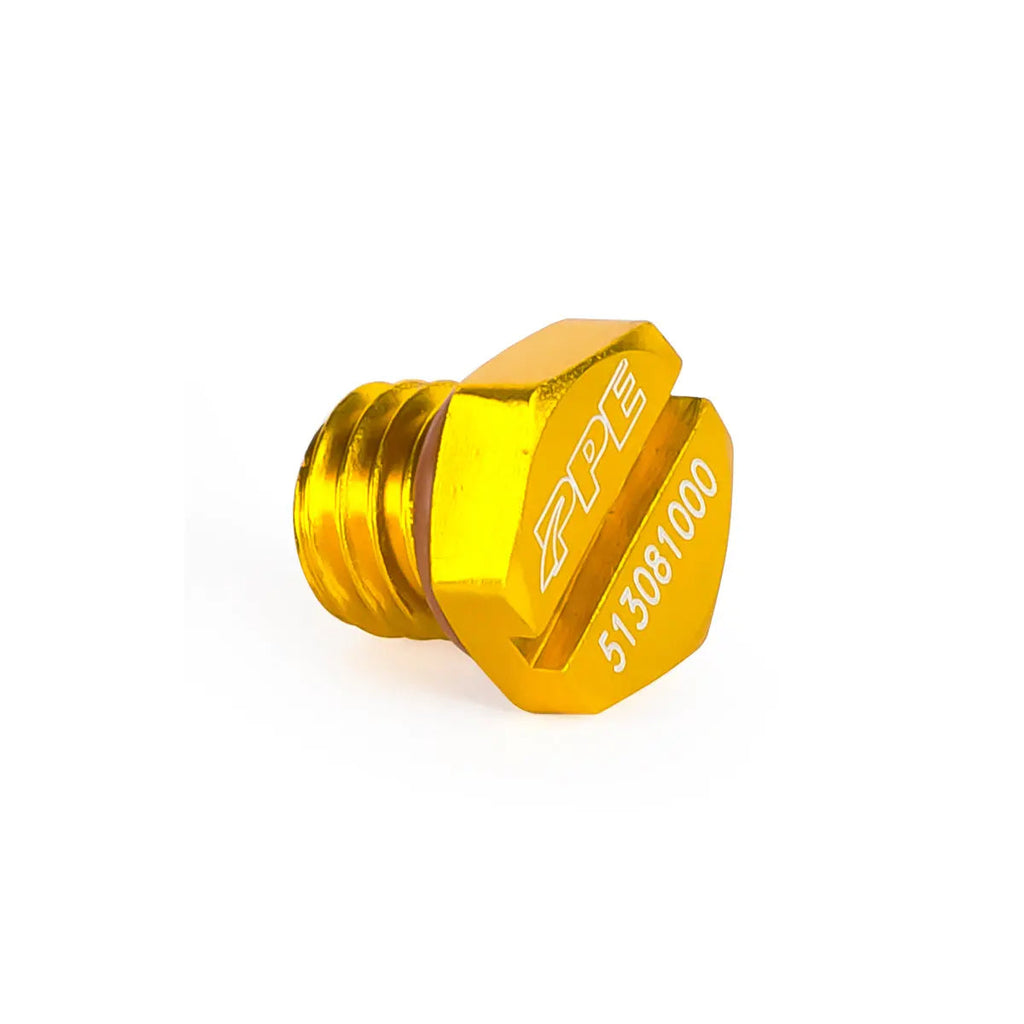 Air Bleeder Screw - GM 2001-2016 6.6L Duramax - Yellow