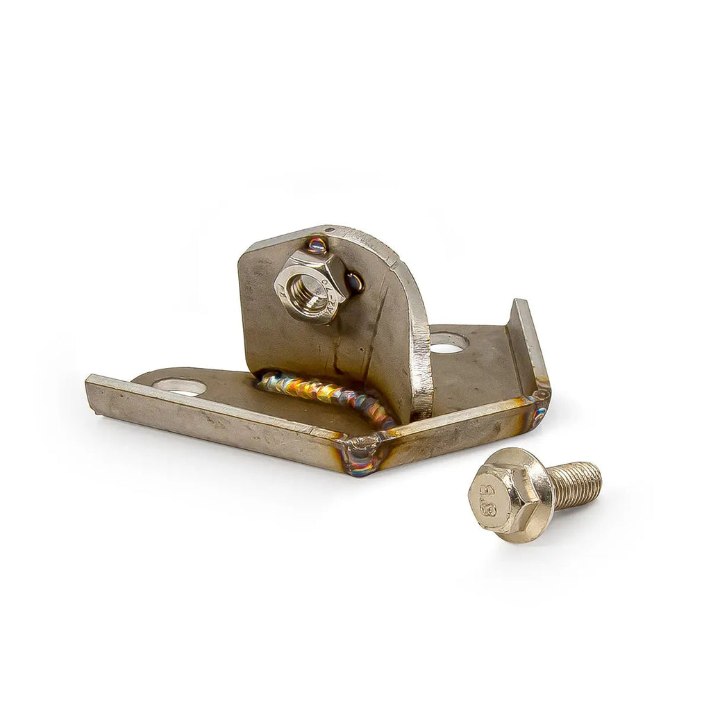 Down-pipe support bracket for OEM length up-pipes 2001-2016 GM 6.6L Duramax