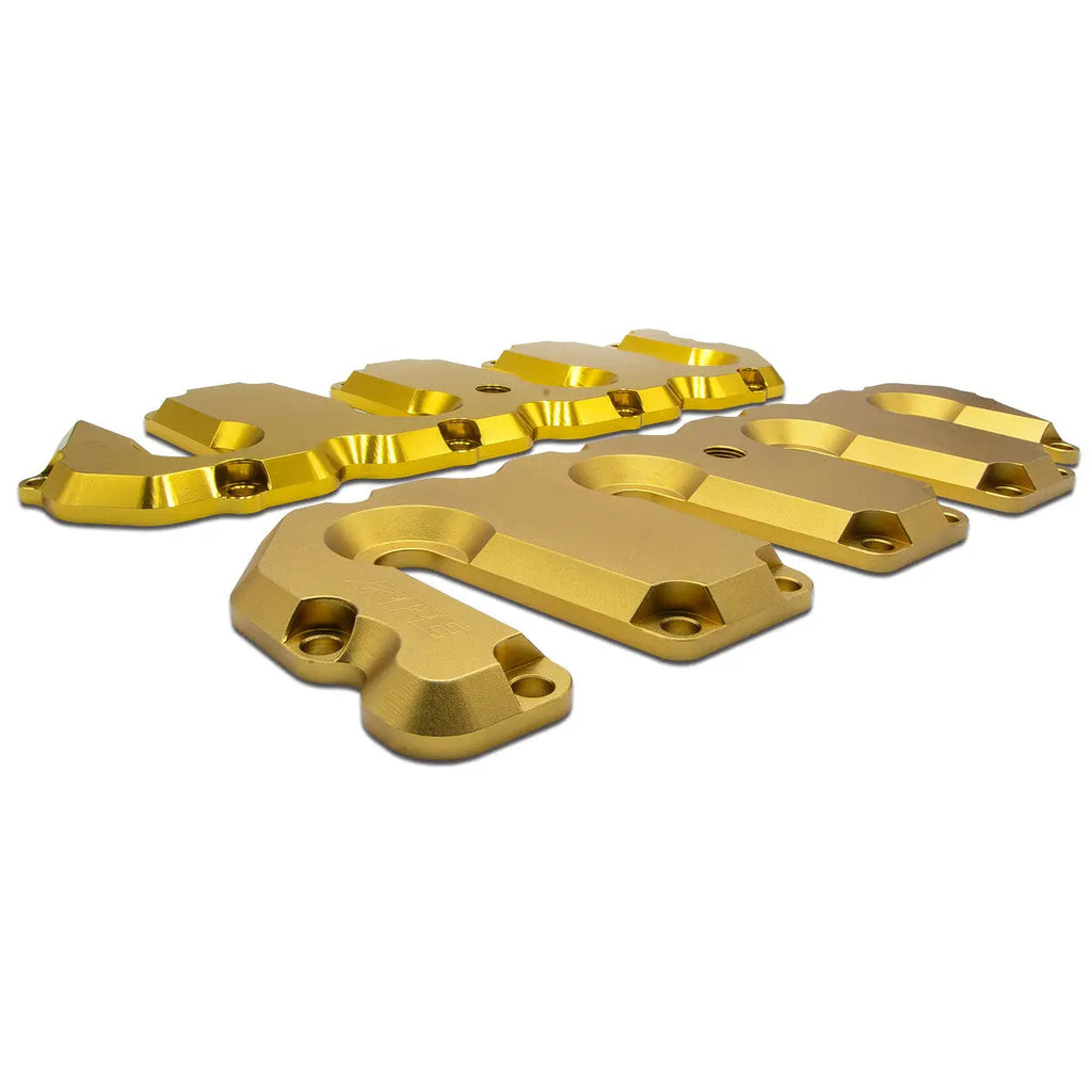 Valve Cover Kit - Gold Matte no Pillars - GM 6.6L Duramax 2004.5-2010