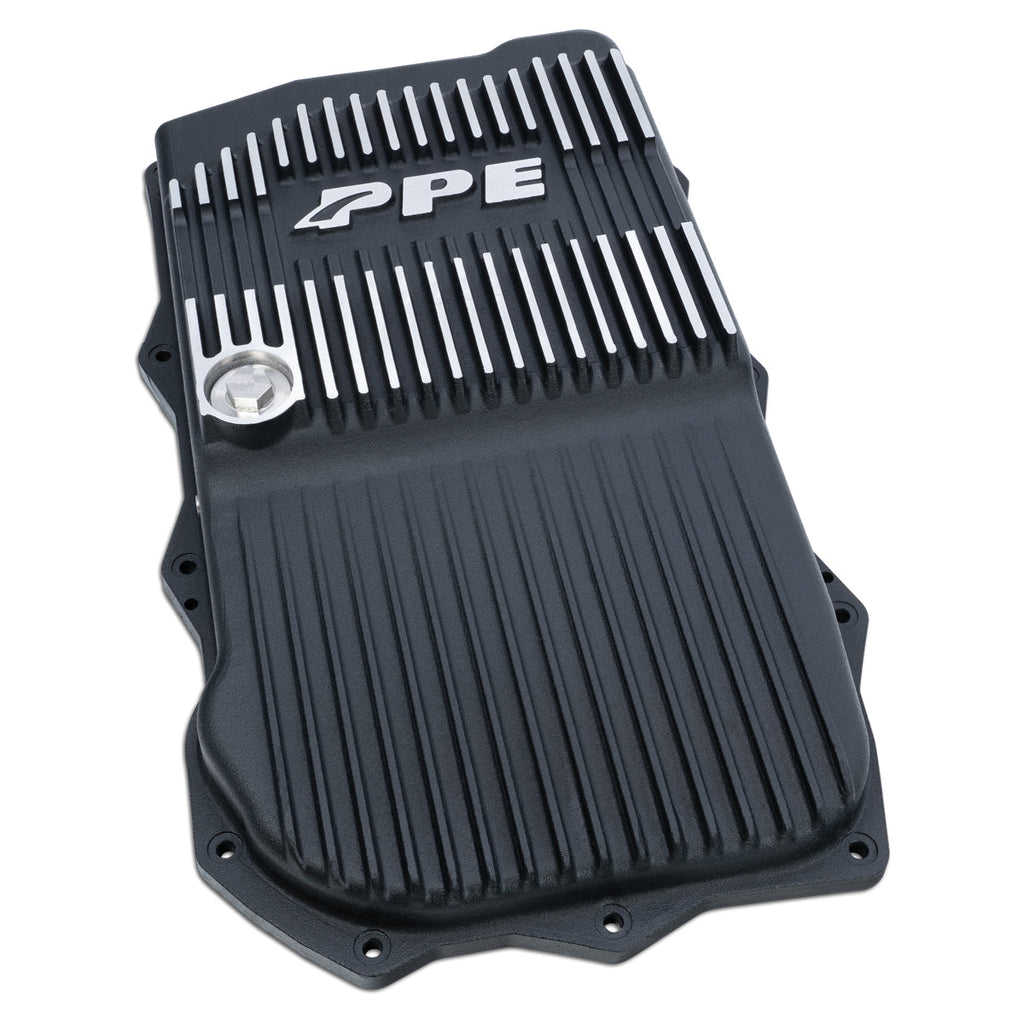 850RE Transmission Pan - Heavy-Duty Cast Aluminum - Jeep 3.6L Gas JL/JT Wrangler 2018-2025 - Brushed