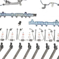 Fuel Contamination Kit, Ford 6.7L 15-16 No Pump