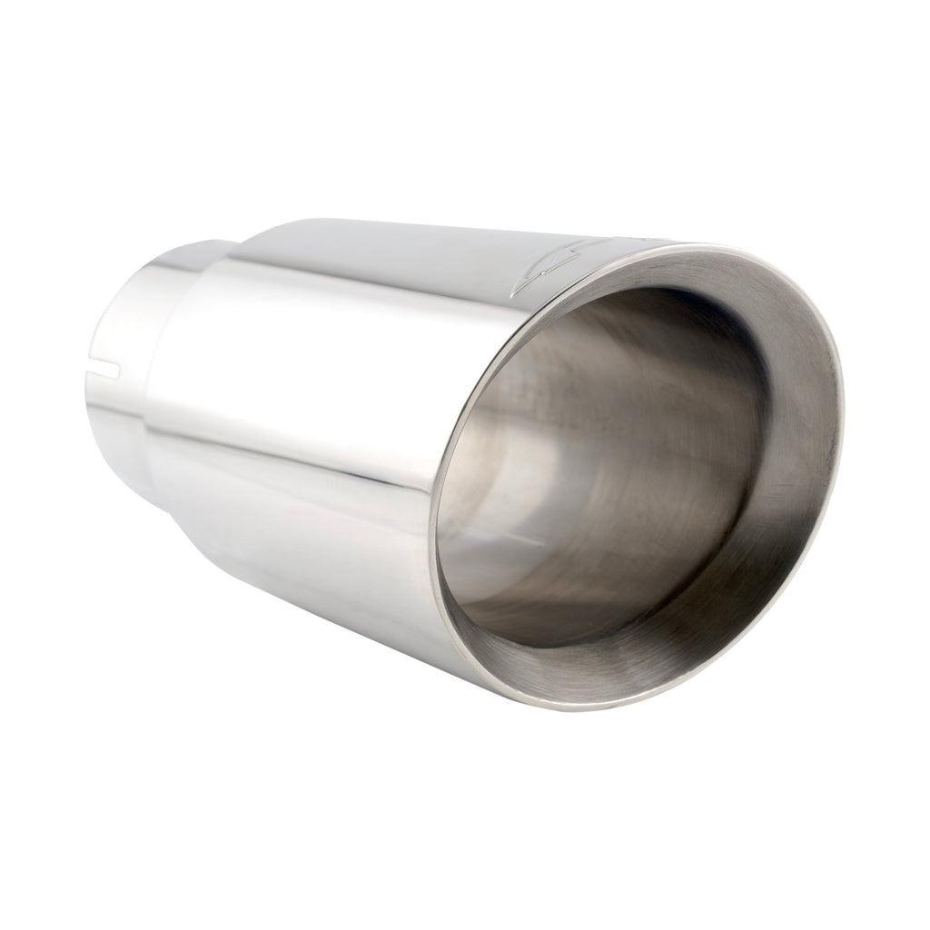 Exhaust Tip 4.0" ID to 5.0" Round Exit 11"L - Polished