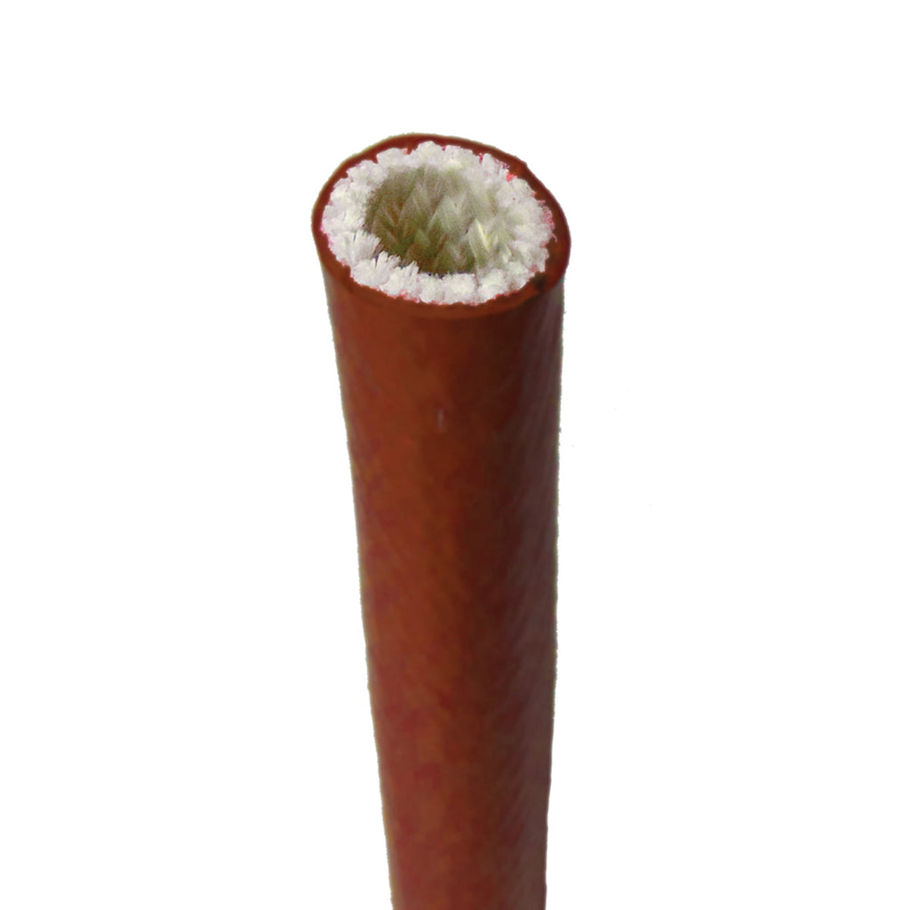Heat Sleeve - Silicone Coated Fiberglass 1.0" ID x 50'