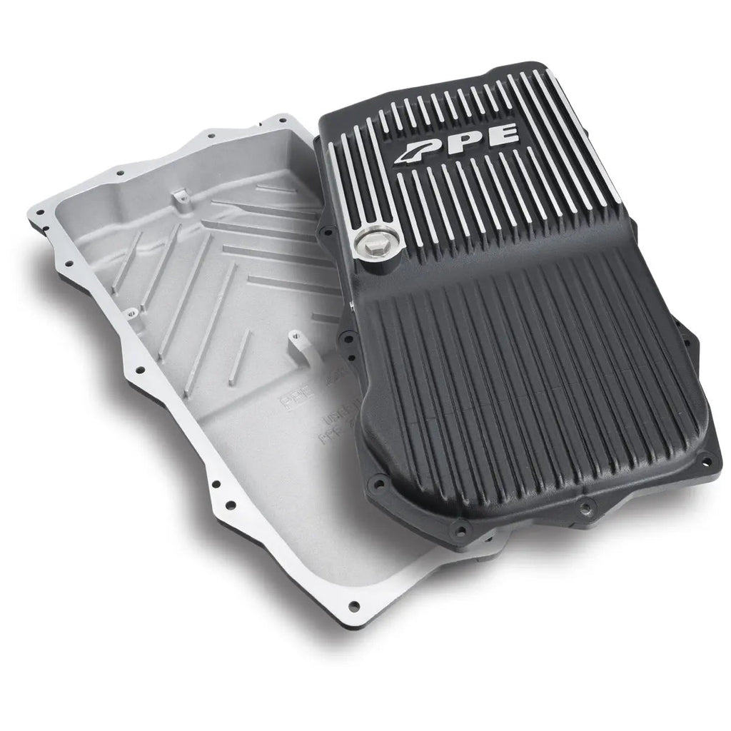 850RE Transmission Pan - Heavy-Duty Cast Aluminum - Jeep 2.0/3.0L JL/JT Wrangler 2018-2025 - Brushed