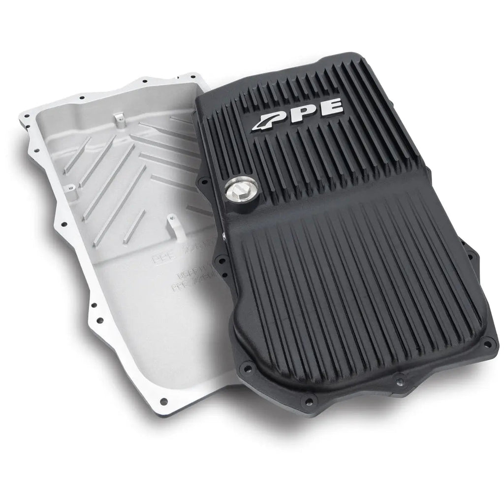 850RE Transmission Pan - Heavy-Duty Cast Aluminum - Jeep 2.0/3.0L JL/JT Wrangler 2018-2025 - Black