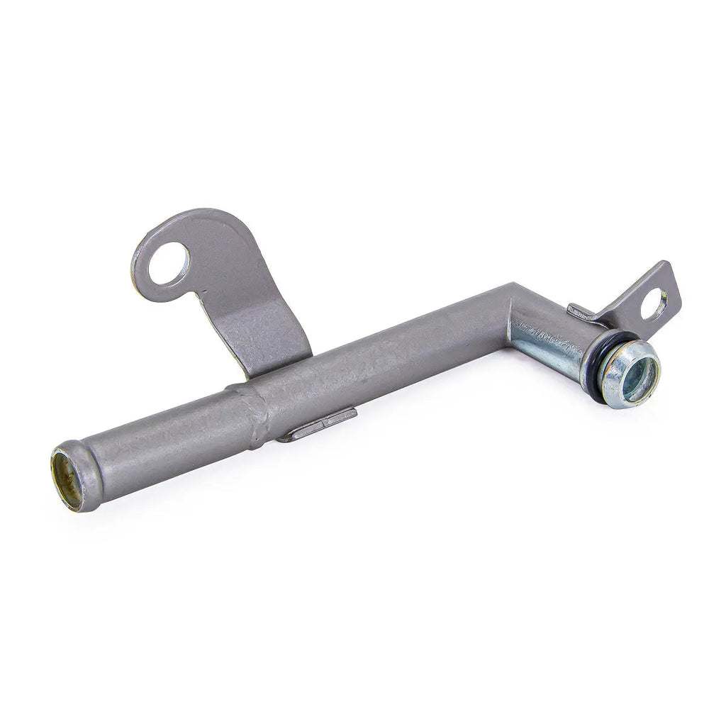 Coolant Reroute Tube - Straight (Race application) GM 6.6L Duramax - Raw 304 Stainless Steel