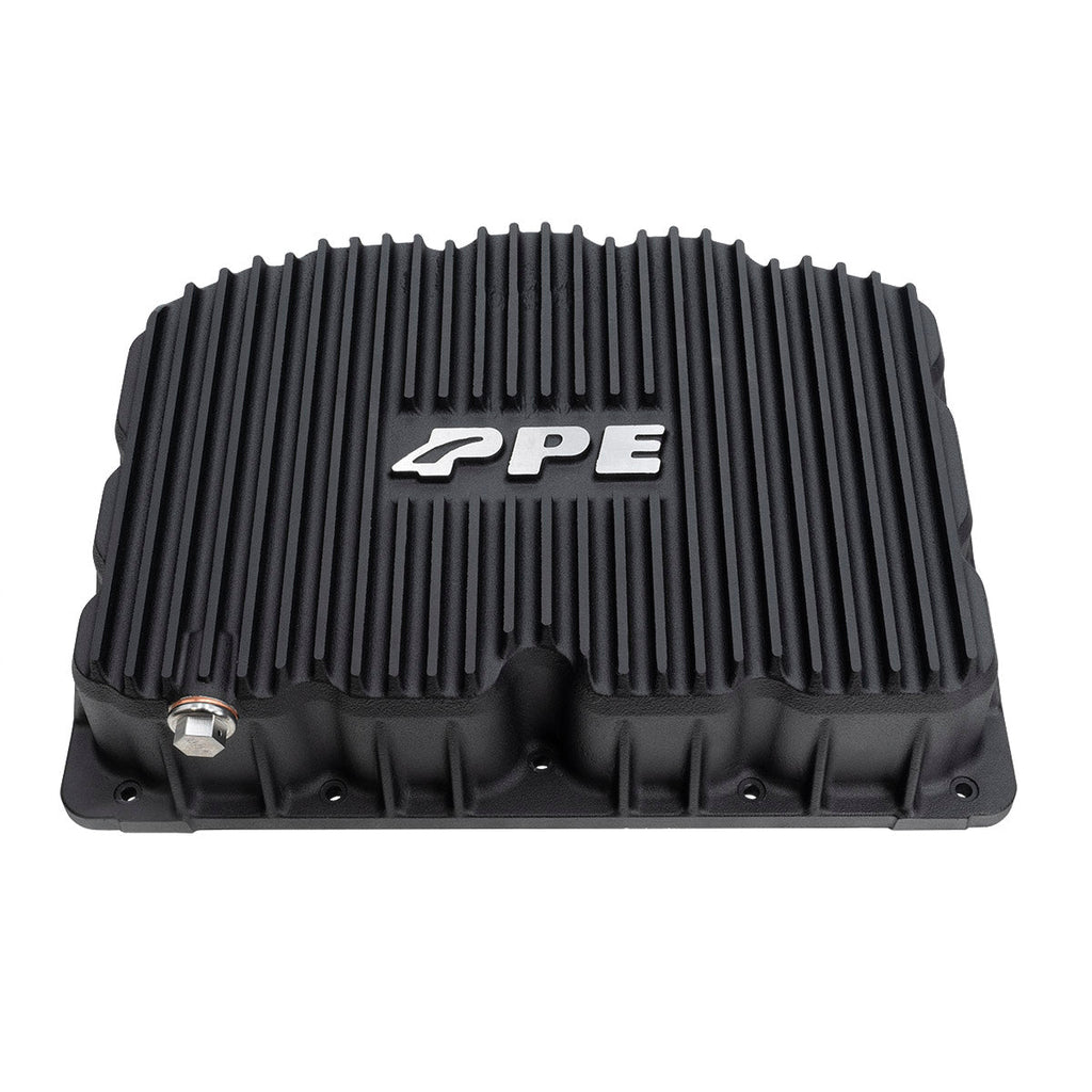 Engine Oil Pan - Ford 6.7L 2011-2025 - Heavy-Duty Cast Aluminum - Black